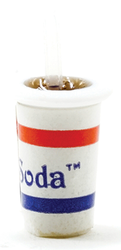 Dollhouse Miniature Cup Of Soda
